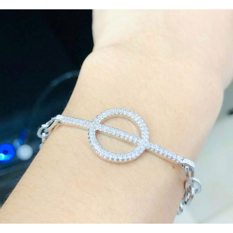 Gelang Tangan Wanita Dewasa Bahan Titanium Anti Karat