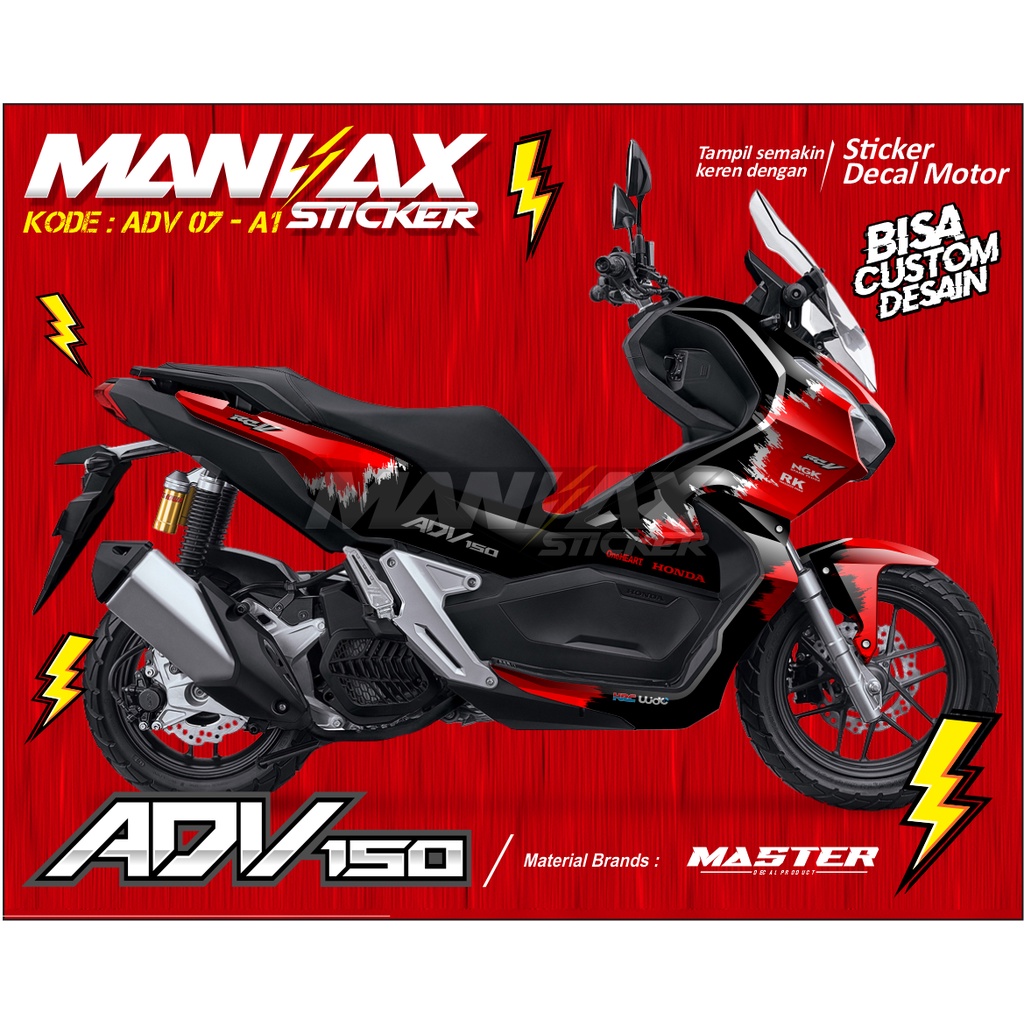 STICKER DECAL MOTOR ADV 150 - DECAL ADV 150 FULL BODY - STIKER ADV 150