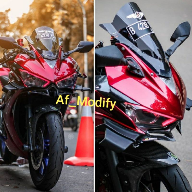 (BEST QUALITY) aero winglet wingside aerofin aero fairing R15 CBR R25 NINJA