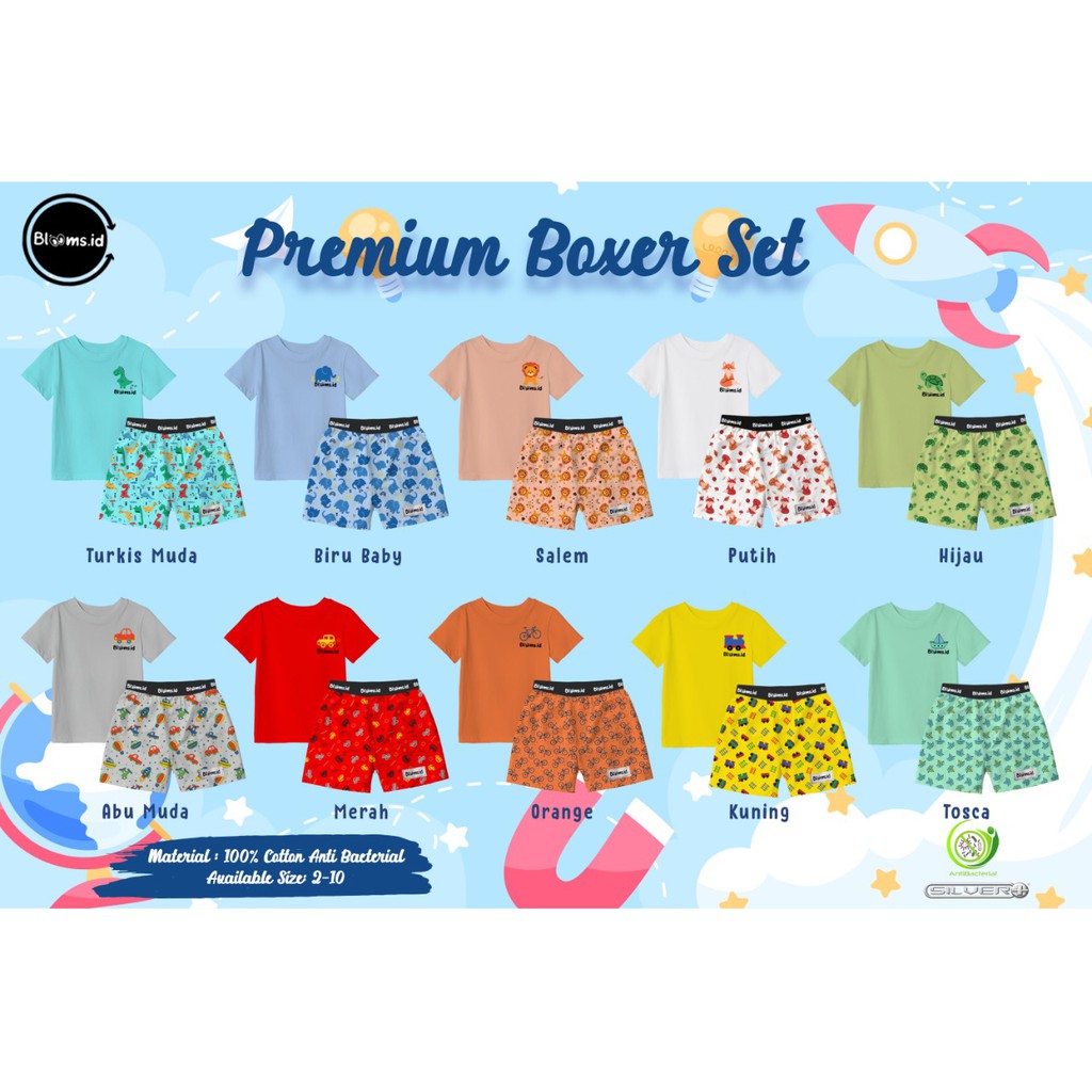 Setelan Boxer Blooms.id