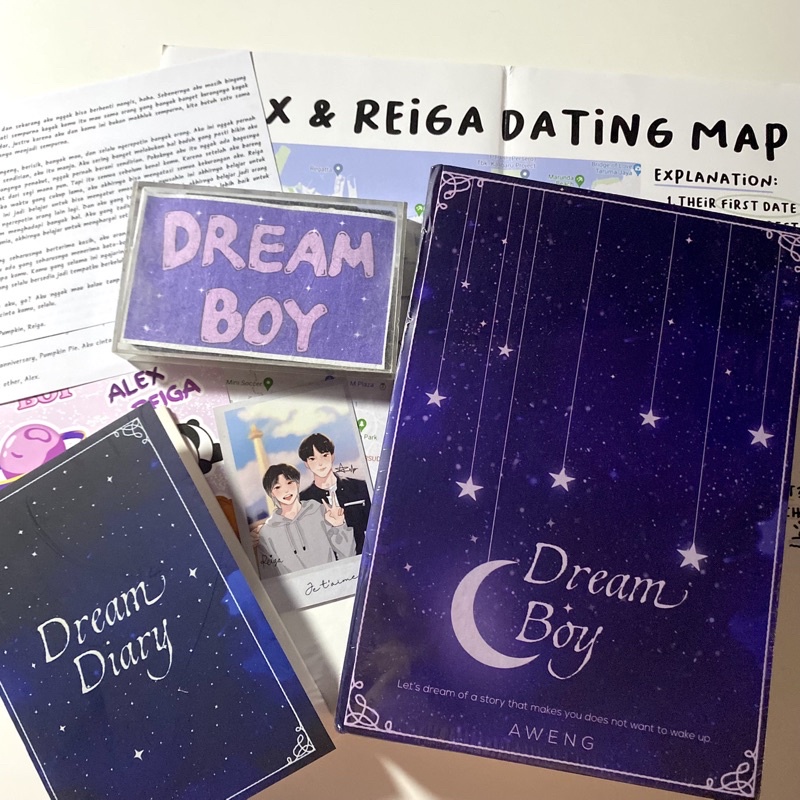 BOOKED Novel Dream Boy Noren - Paket Alex