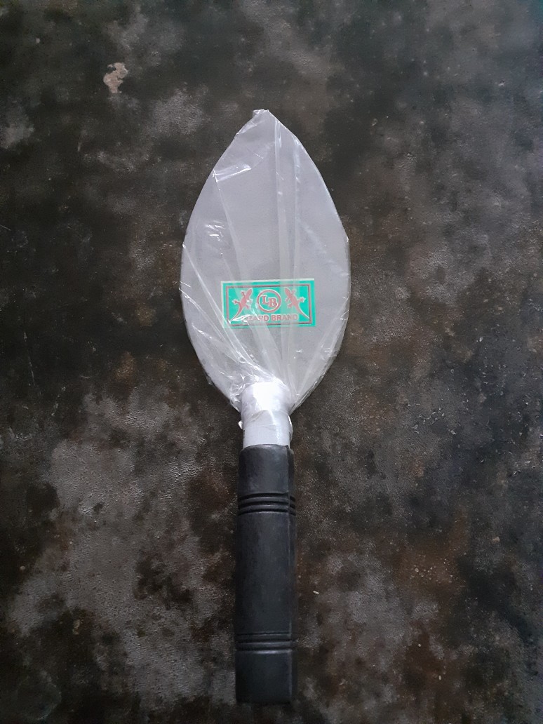 Cetok Tukang Bangunan - Sendok Semen Model Gagang Karet Besar