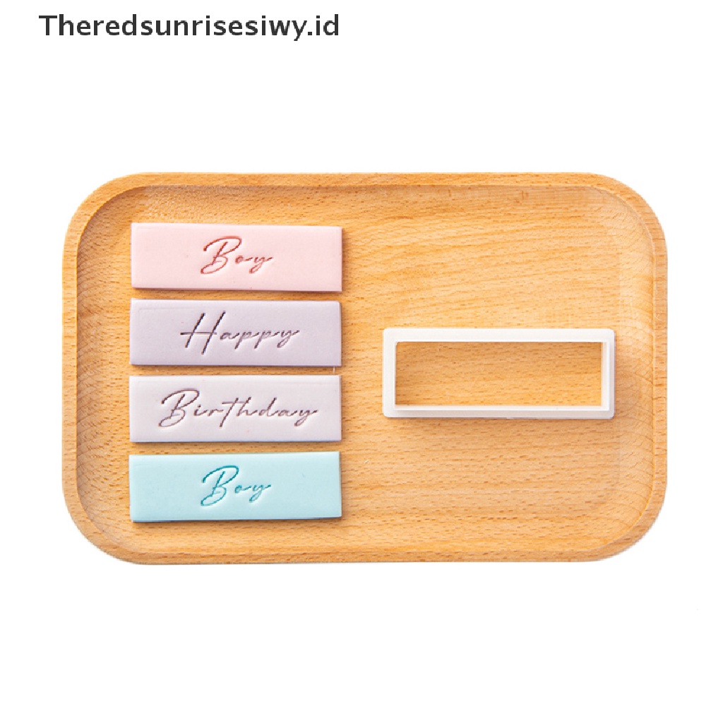# Alat Rumah Tangga # Cetakan Kue Ulang Tahun Model Timbul Desain Tulisan Thank You Baby