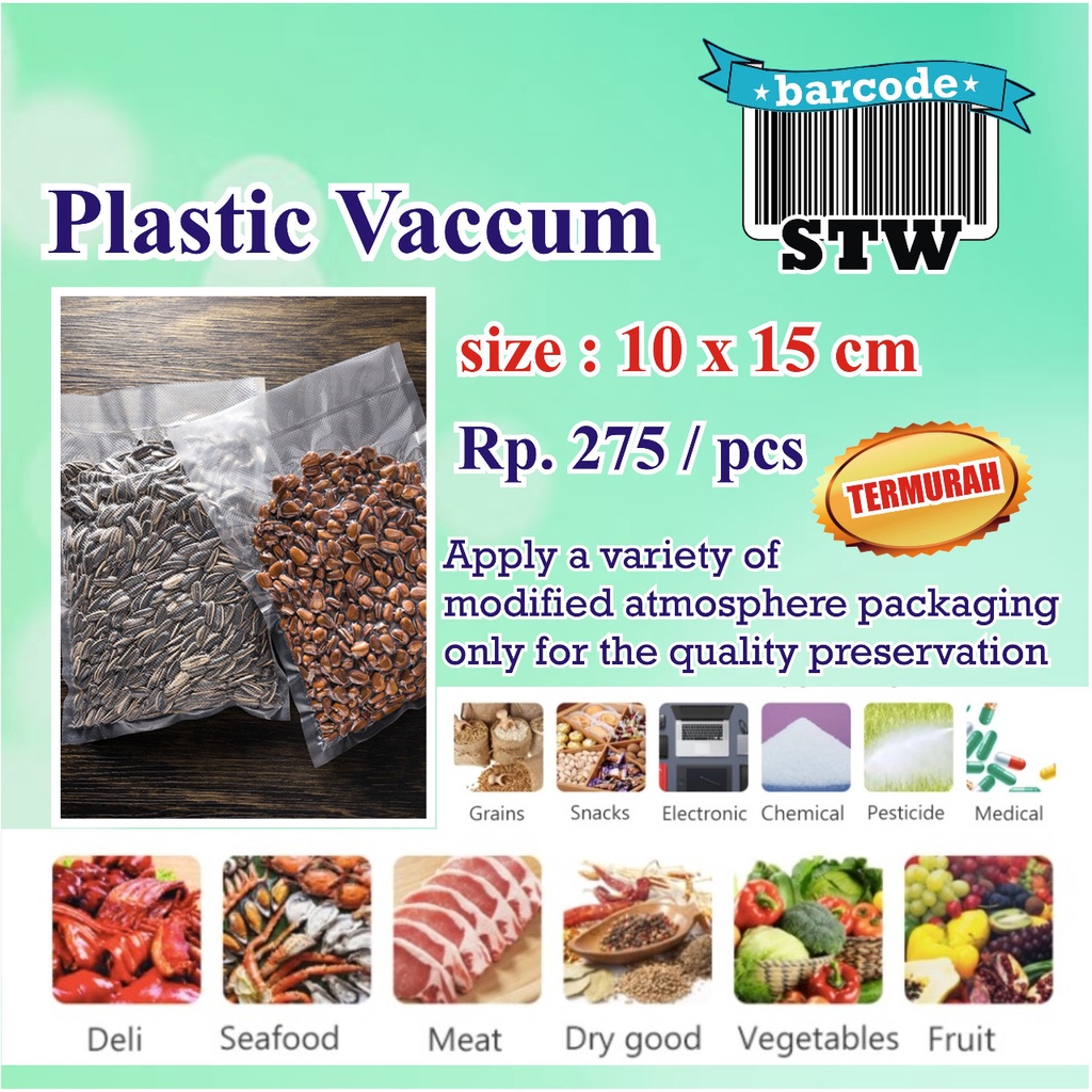 Jual Plastik Vacuum Vacum Bag Embossed Plastik Vakum Makanan Embos