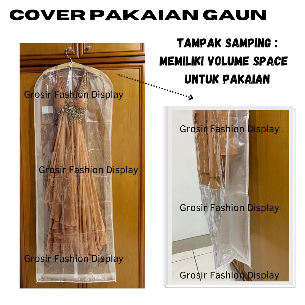 Jual Cover Baju Transparancover Baju Pelindung Bajuplastik Pelindung Pakaiancover Gaun 0602