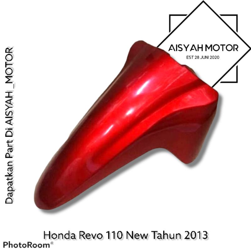 Spakbor Depan Honda Revo Absolute New Warna Merah Marun Tahun 2011-2013