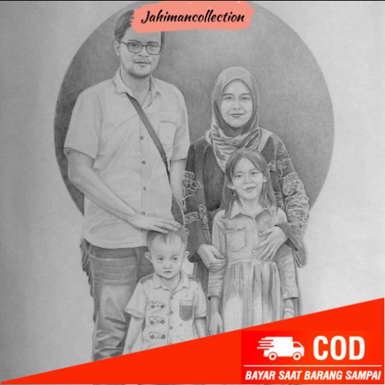 

✨ BISA COD ✨ Gambar 4 Wajah Murah (ukuran A3) - A3, 1 Wajah