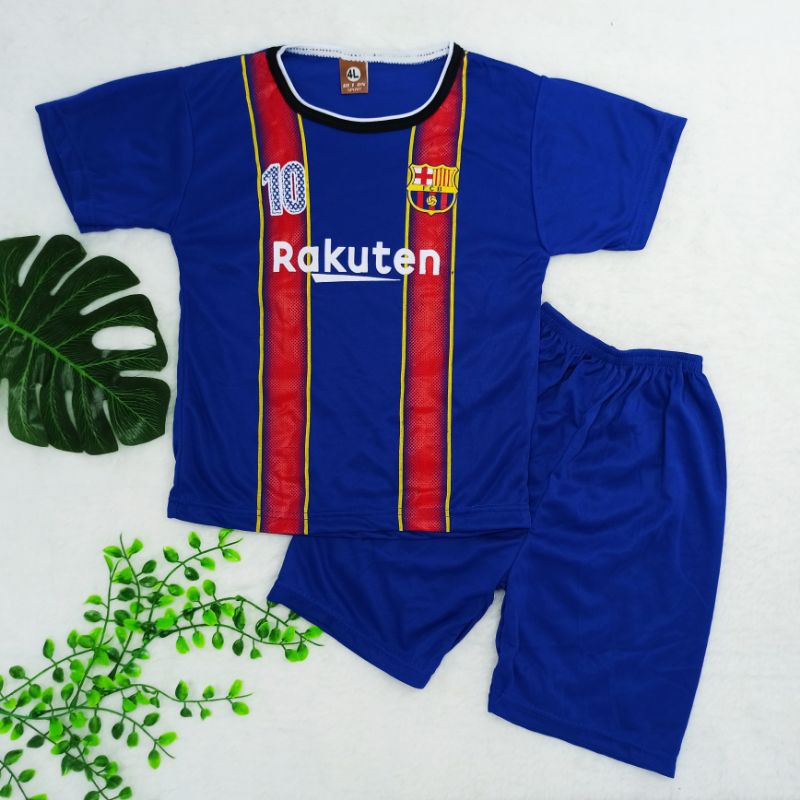 [Ss-6003] Setelan Anak Laki-laki Baju Bola Size 4-6tahun