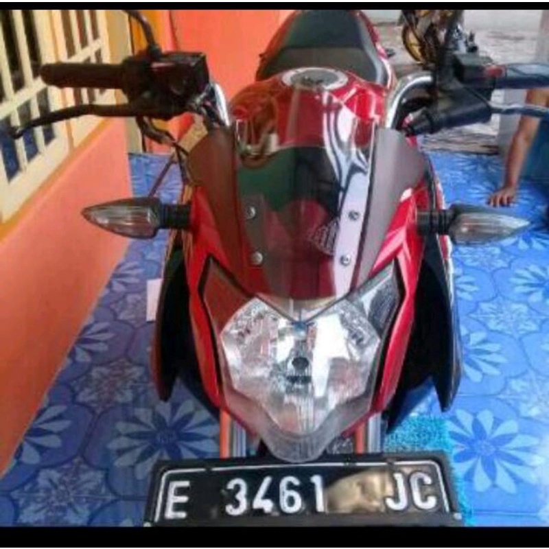 visor vixion 2015 2016 hitam