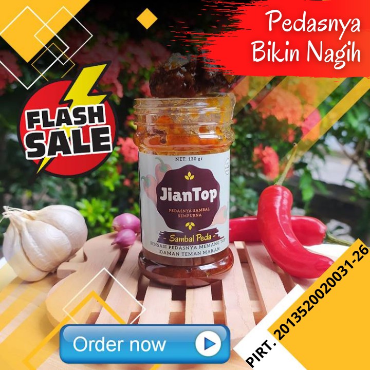 

SAMBAL 130gr Sambel Peda, Teri Medan, Terasi, PEDAS NAGIH