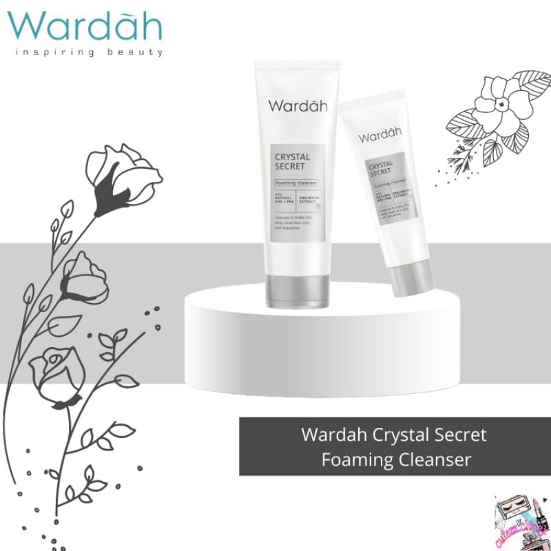 ☃️Cutezz_ching1☃️Wardah Crystal Secret Series ♡ Day Cream ♡ Activating Night Cream ♡ Pure Treatment Essence  ♡  Sleeping Mask ♡ Dark Spot &amp; Brightening Serum ♡ Exfoliating Toner ♡ Foaming Cleanser ♡ Melting Milk Cleanser ♡ Eyes Dark Circle Corrector ♡