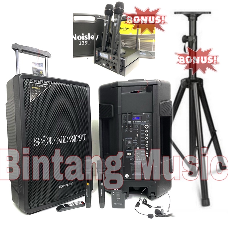 Jual Speaker Soundbest Best15 Original 15 Inch Portable Best 15 Inch ...