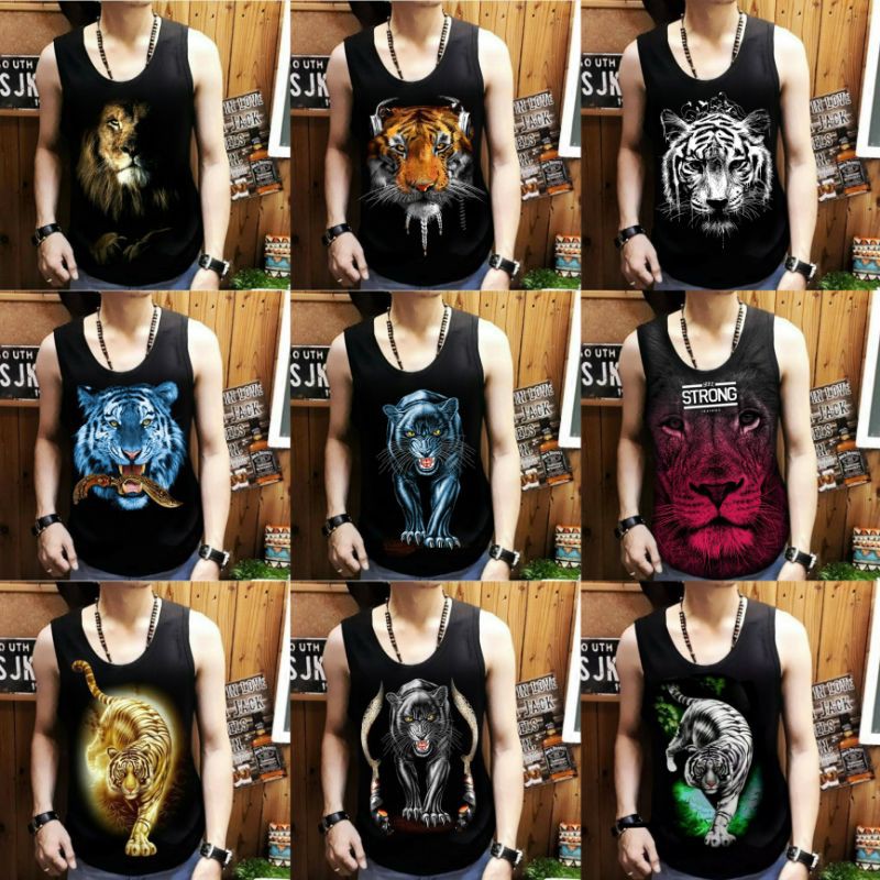 Singlet Lekton Macan MC Spandek Rayon