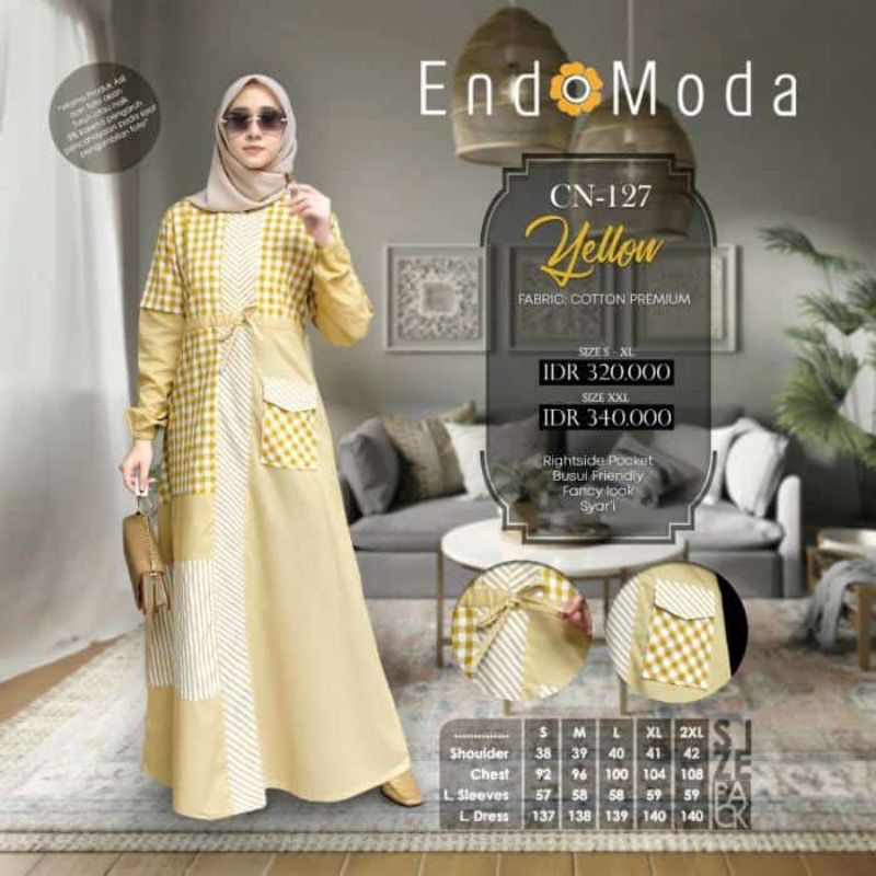Gamis Endomoda Terbaru CN 127 2021