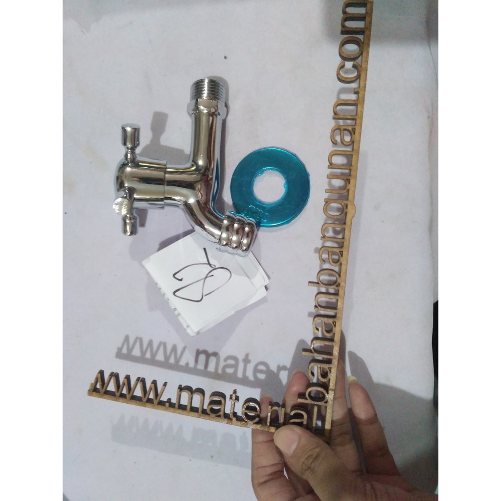 kran amico PVC 1/2 inch keran air kamar mandi pengalir saluran 0.5 inch bak air tembok DISKON7