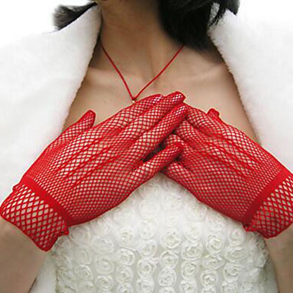 SR17 Sarung tangan renda bridal gloves mitten pengantin wanita pesta