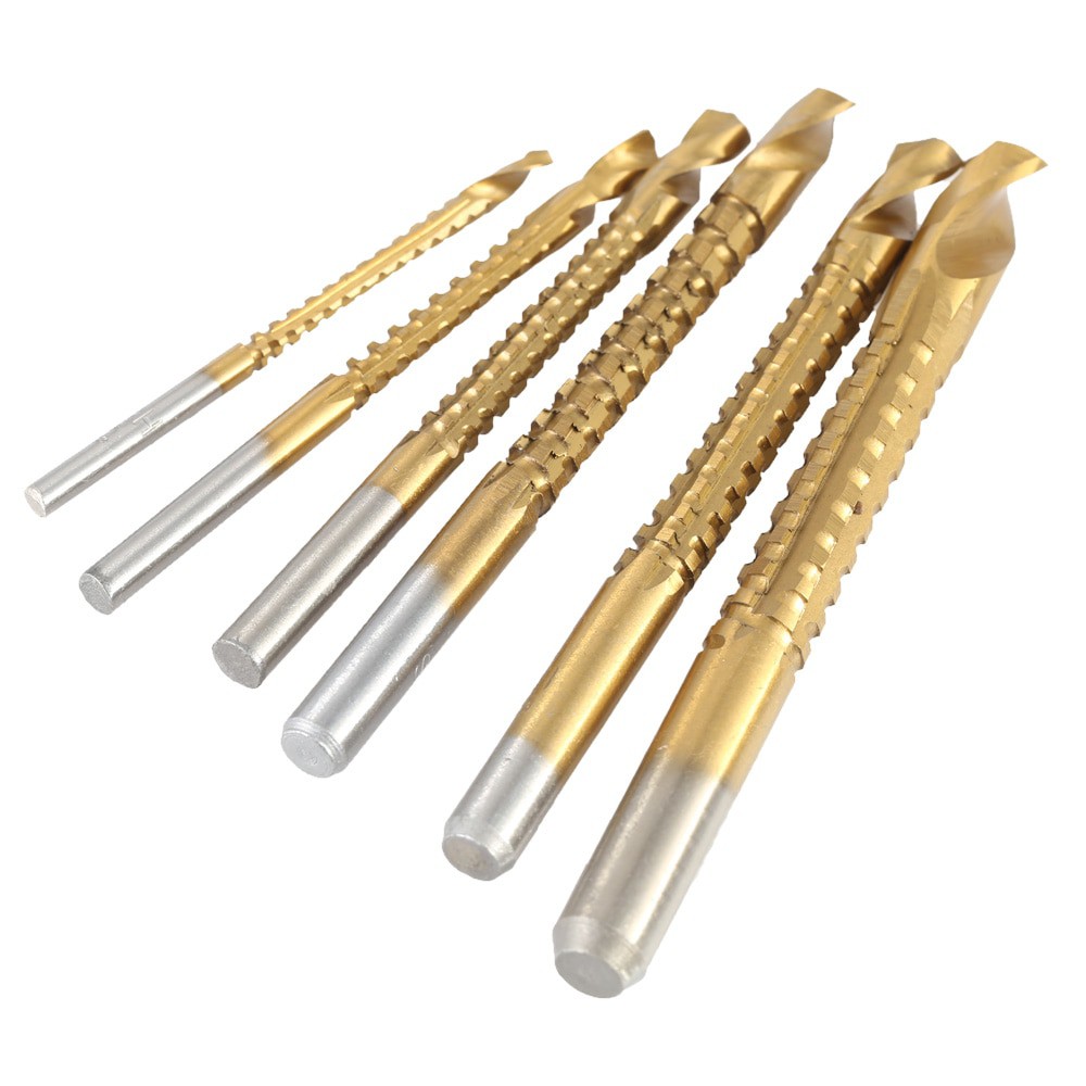 [PAS-9092] MATA BOR GERGAJI 4MM HSS DRILL BIST TITANIUM COATED 2 FUNGSI LOBANG