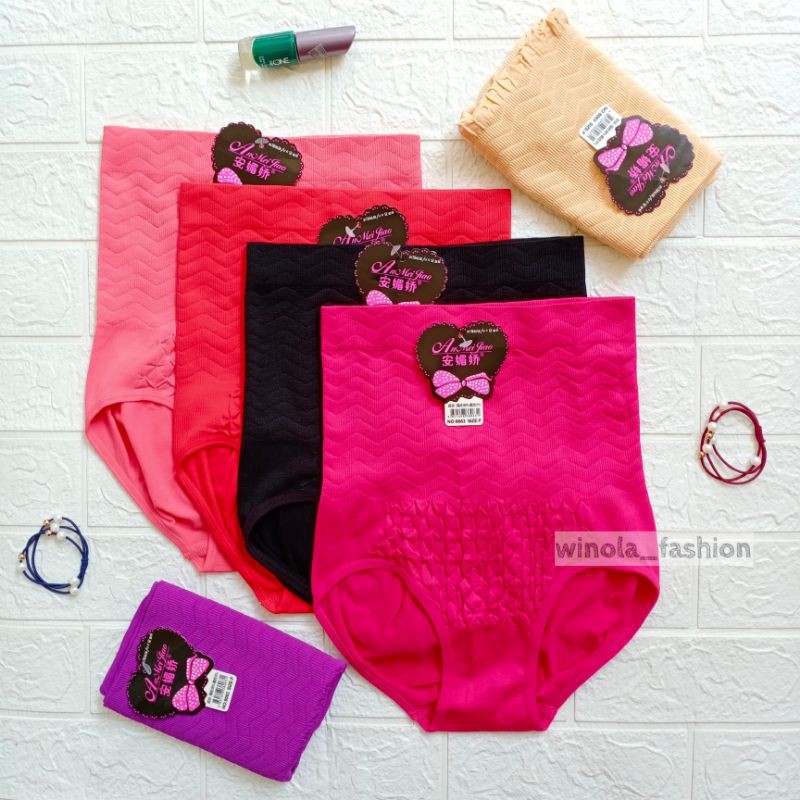 Celana Dalam/CD Korset Wanita Bahan Rajut Halus - ANMEIJIAO