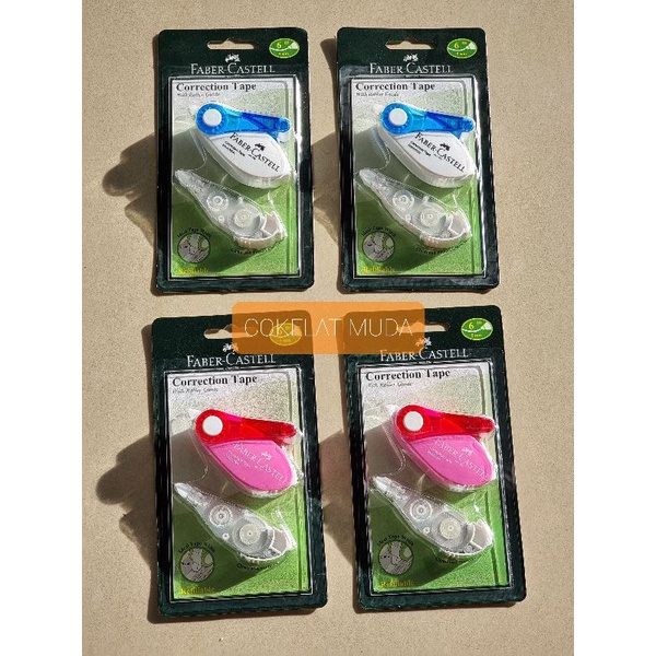 

Correction Tape (Tip EX) Kertas Faber Castell + Refill SR506 (Pcs)