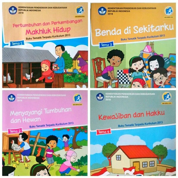 

❤BISA COD❤ Terbaru !!! Paket Tematik Kelas 3 SD Semester 1 Revisi 2018 Diknas