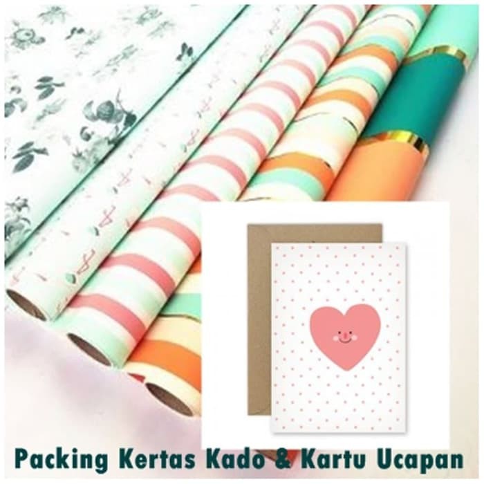 

TAMBAHAN PACKING KERTAS KADO DAN KARTU UCAPAN