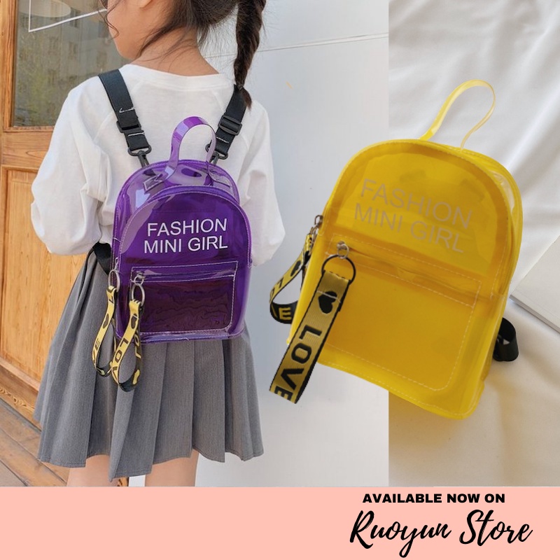 RYX - Fashion Minni Tas Backpack Anak Perempuan Fashion Casual / Jalan Jalan - Ori Import