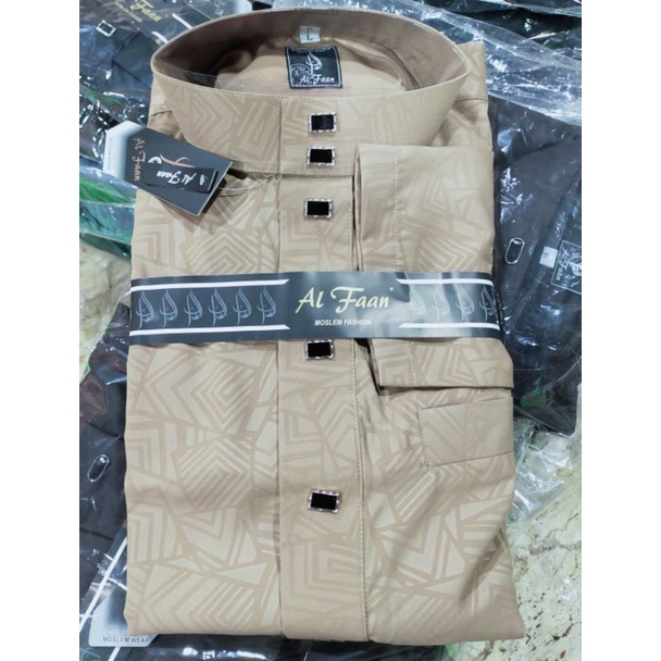 Jubah Gamis Pria Oblong Jubah muslim Gamis Pria Motif Emboss-Coksu