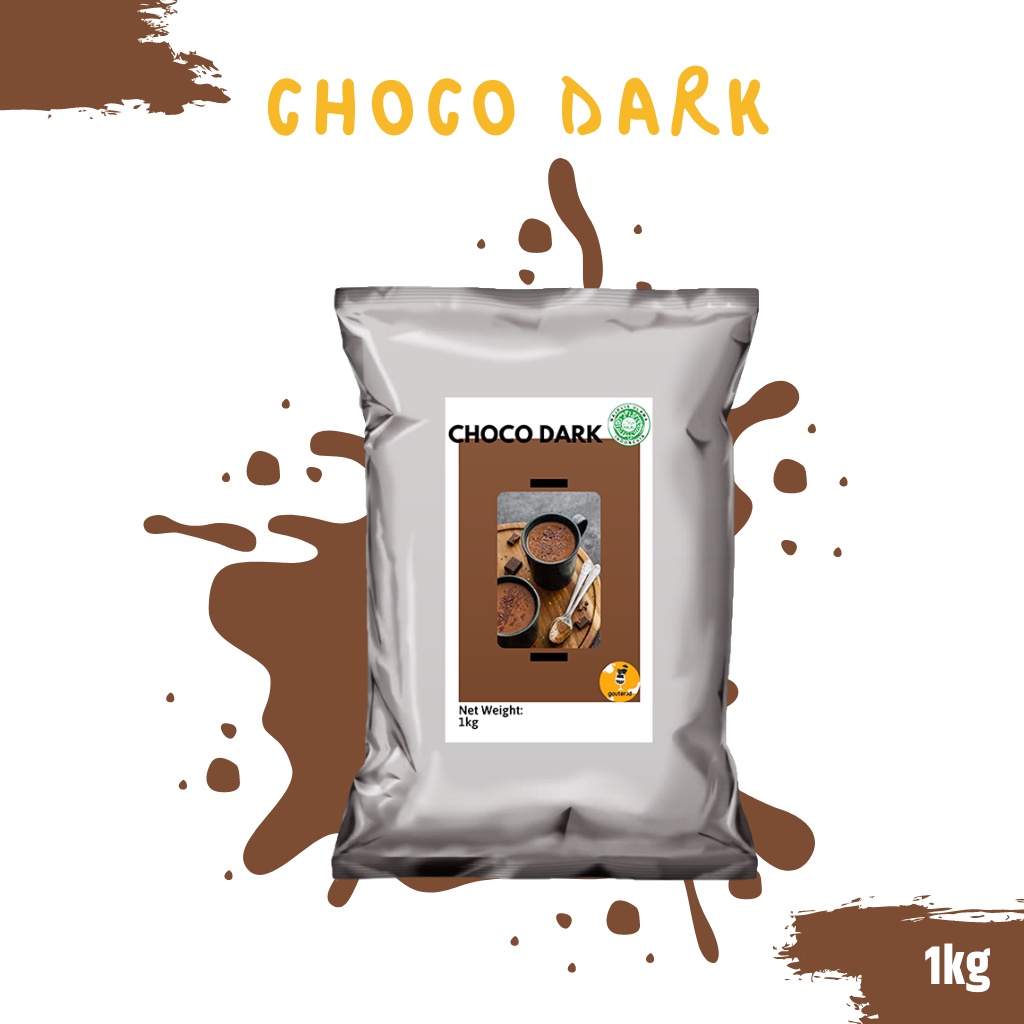 

BUBUK MINUMAN RASA CHOCO DARK 1KG / SERBUK MINUMAN ANEKA RASA / BUBUK MINUMAN KEKINIAN / MINUMAN INSTAN / BOBA DRINKS