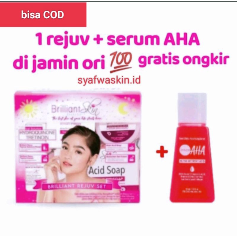 skincare brilliant rejuvenating 1set +serum original cream fhilipina 1000%murah