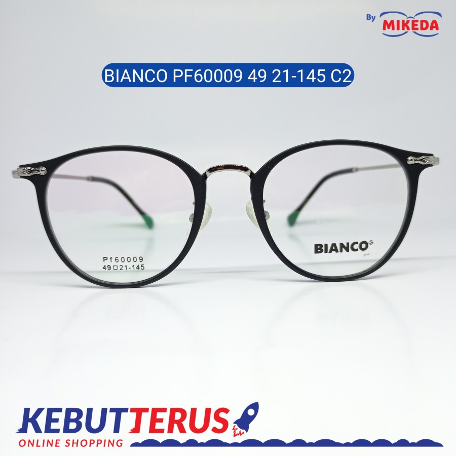 Mikeda-FRAME KACAMATA BIANCOPF60009 49 21-145 C2+LENSA(MINUS/CYLINDER)