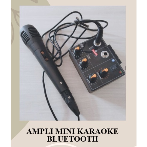 BISA COD Ampli Mini 5v Karaoke Bluetooth - AMPLIFIER KARAOKE BL / +MIC