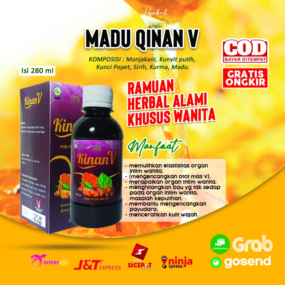 

Madu Kinan V Isi 280 gr Madu Herbal Khusus Masalah Kewanitaan - Perapat Keset Dan Kenyal Miss V