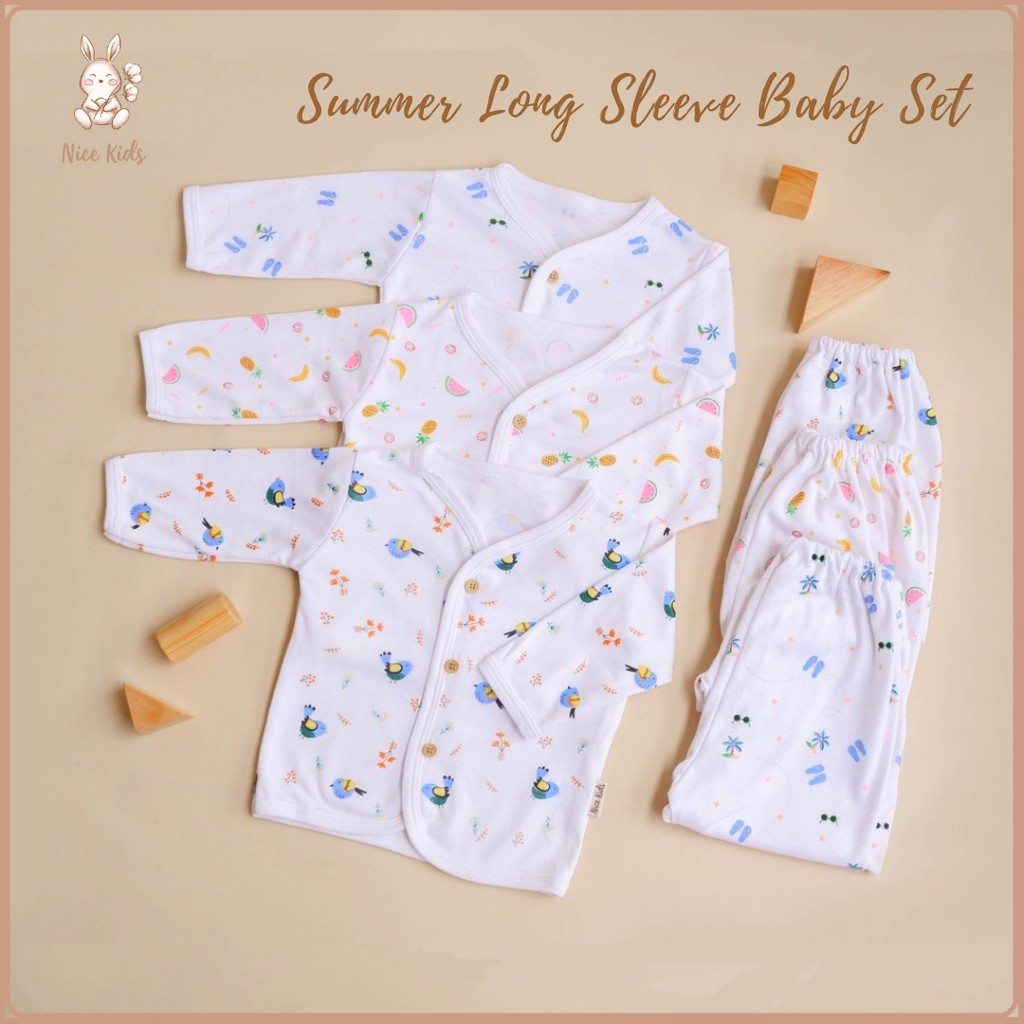 Nice Kids Summer Long Sleeve Baby Set