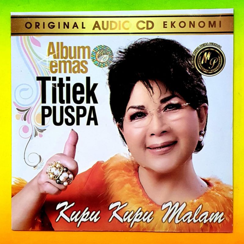 KASET ORIGINAL AUDIO CD ALBUM EMAS TITIEK PUSPA TERPOPULER (BISA UNTUK DI MOBIL)