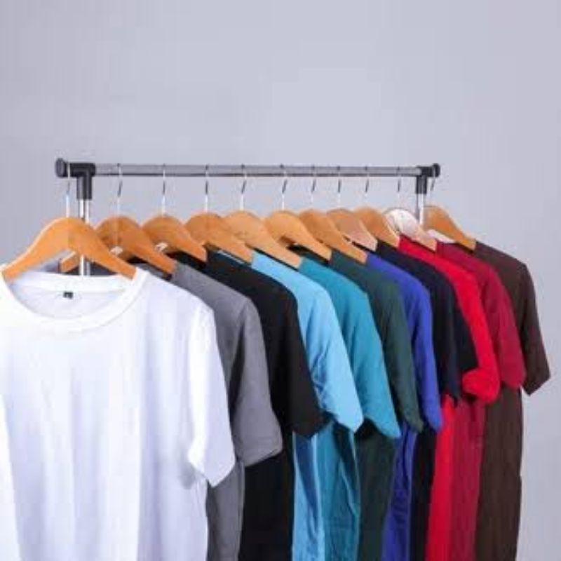 KAOS POLOS PRIA LENGAN PENDEK CATTUN COMBED 30S