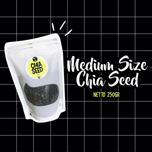 

Chia Seed Organik Mexico - Medium Size 250gr