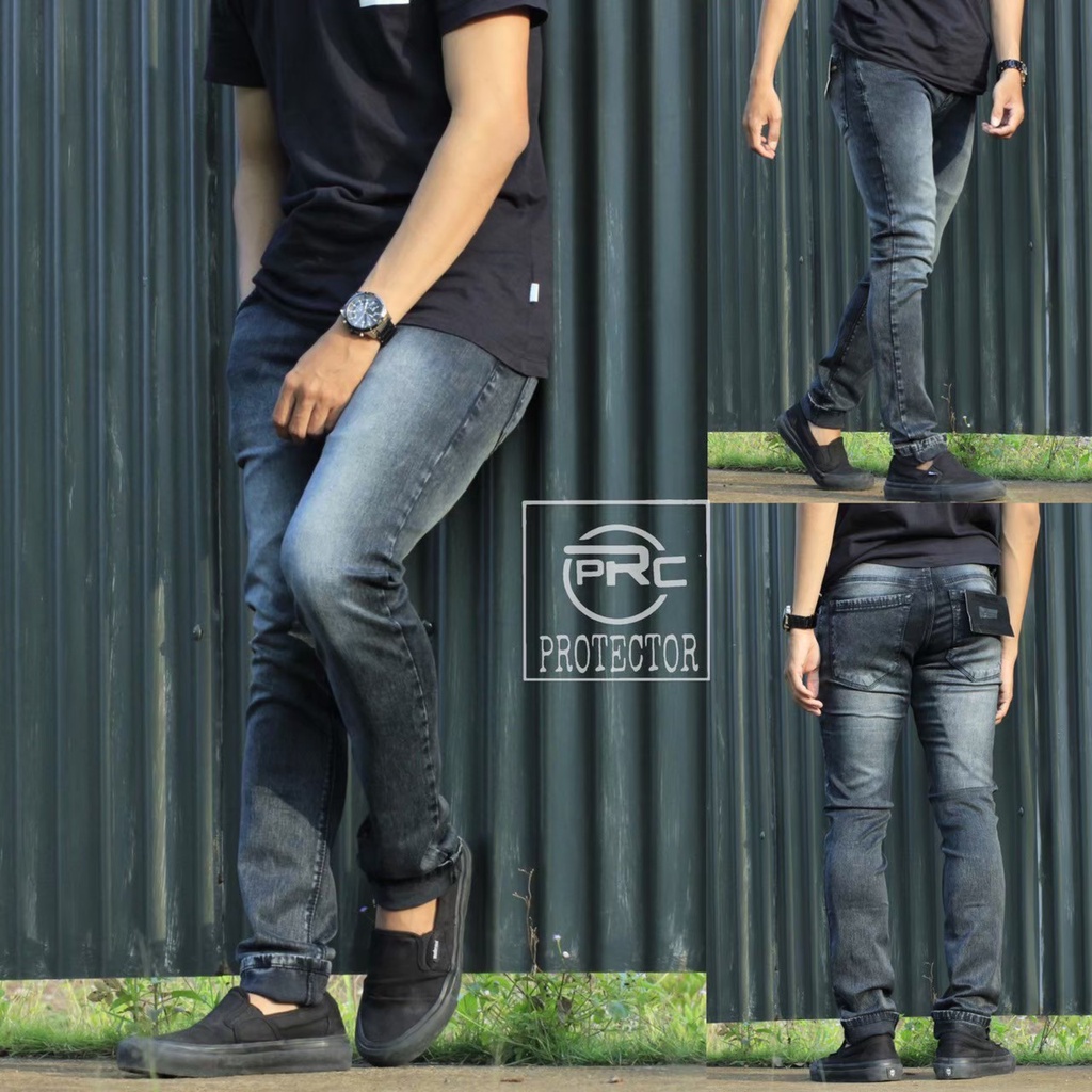 Celana Jeans Pria Soft Jeans Washing Original New Protector / Celana Panjang Pria casual Slimfit Terbaru