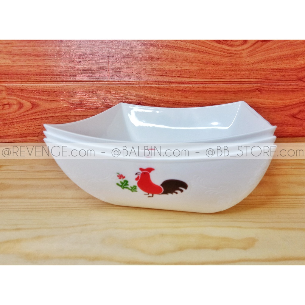 piring dan mangkuk ayam jago asli/piring ayam jago 10.inc/mangkuk ayam jago 7.inc  PP - FOOD GRADE