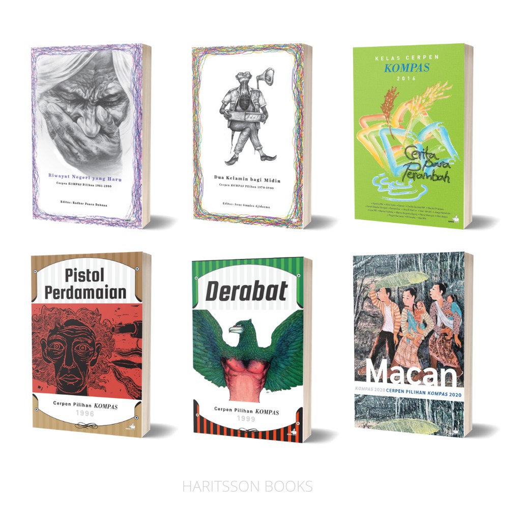 Koleksi Buku Kumpulan Cerpen Pilihan Kompas Cerita Pendek - Seno Gumira Aji Darma Eka Kurniawan Sapa