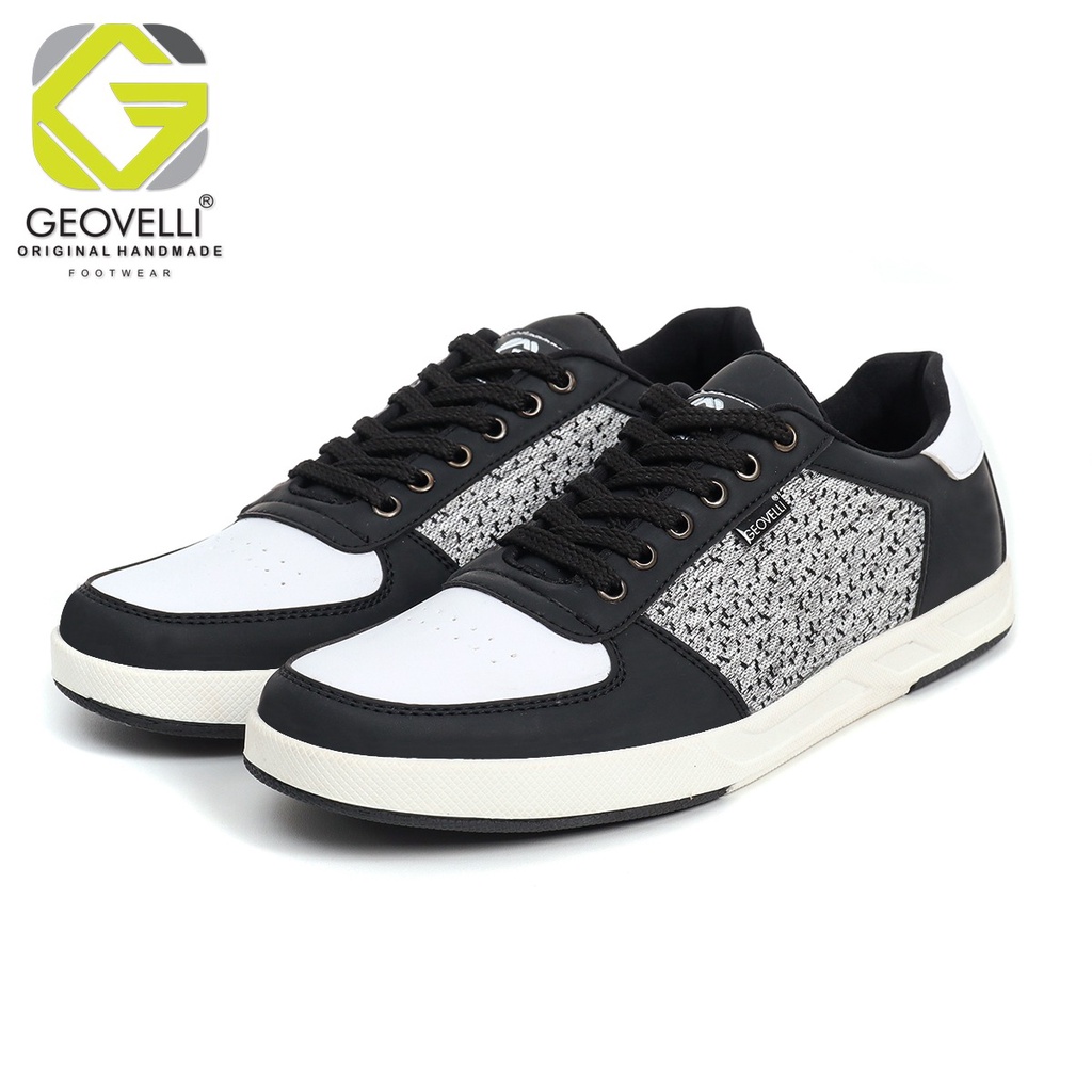 Sepatu sneakers pria geovelli trendy gaya sporty - sneker cowo