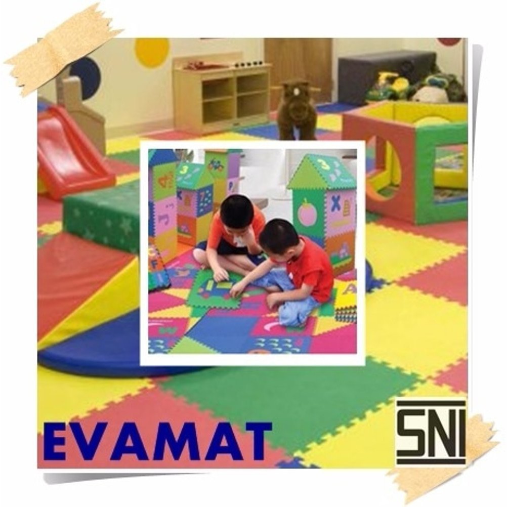 Evamats Gambar 30cm Matras Puzzle Lantai Evamat