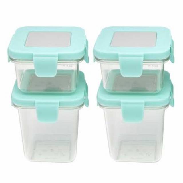 Marcus&amp;Marcus Tritan Air Tight Container 3pcs x 120ml / 3pcs x 240ml / 2x120ml &amp; 2x240ml Marcus