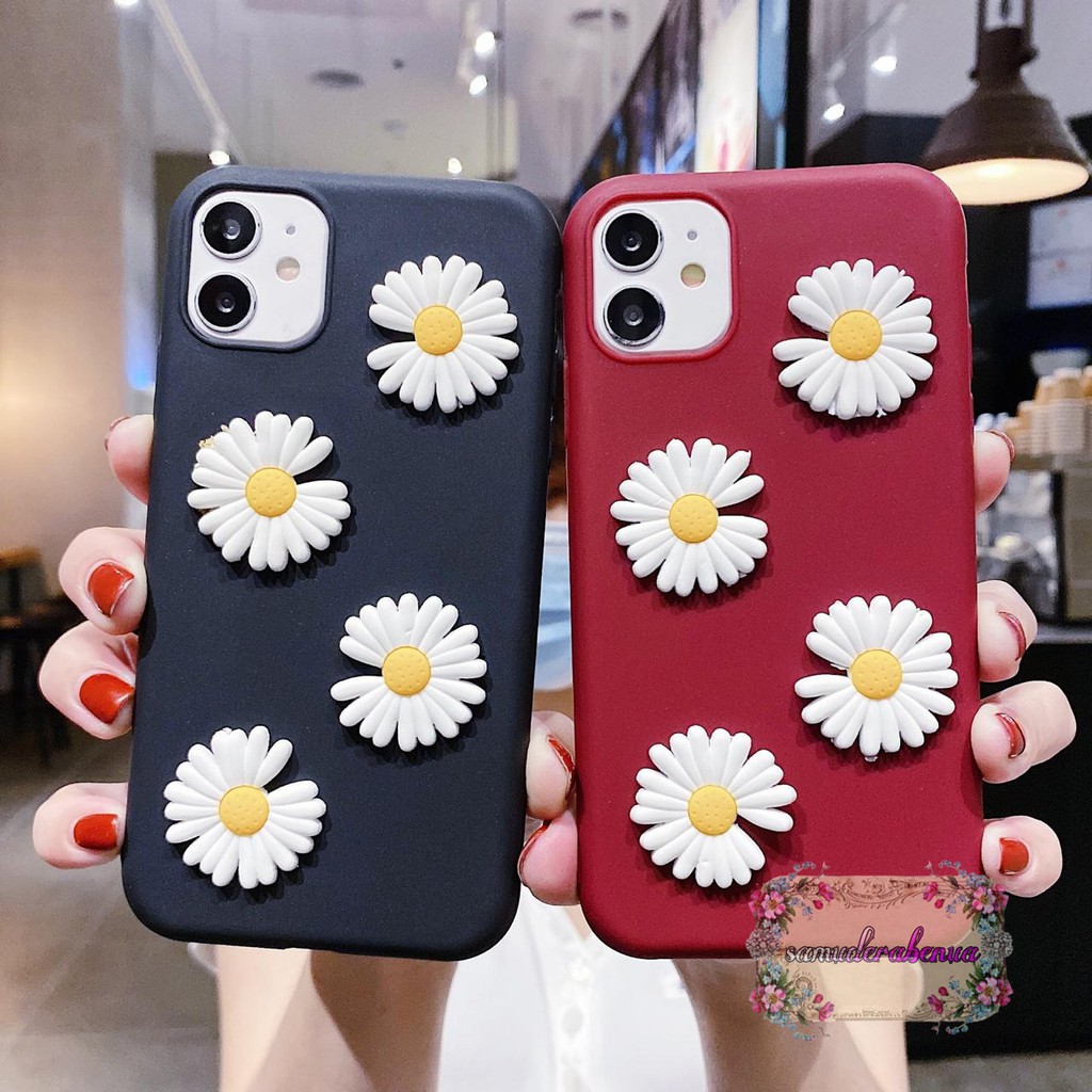 SOFTCASE BUNGA TIMBUL REALME X XT X2 6 C17 7i 7 C11 C12 C15 NARZO 20 PRO SB337