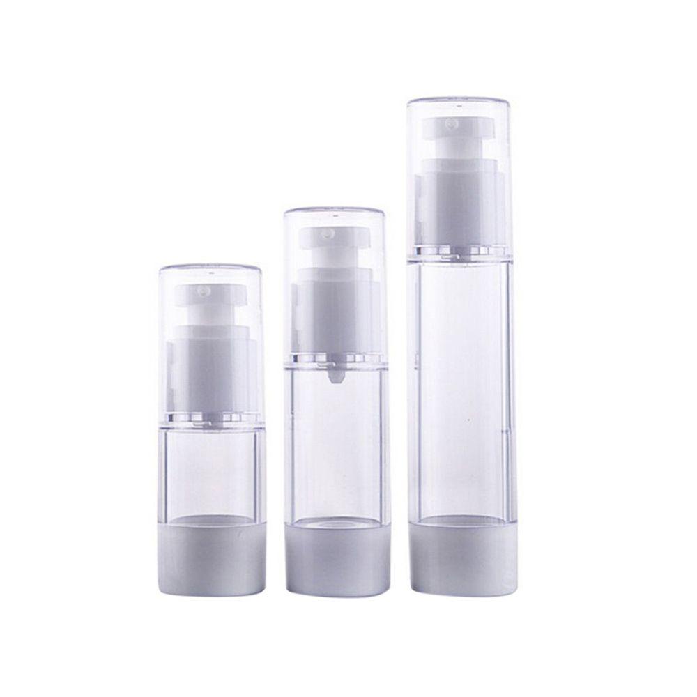 Rebuy Toiletries Container 15ml/30ml/50ml Airless Botol Travel Mini Vacuum Pump Vessel Parfum Plastik