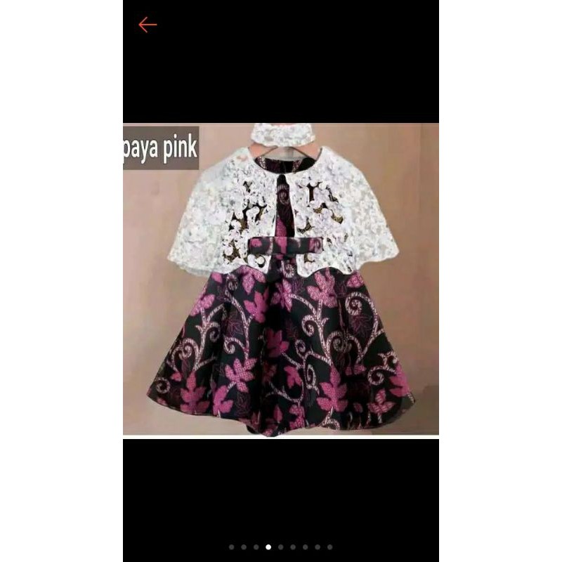 Dress cape kelly batik