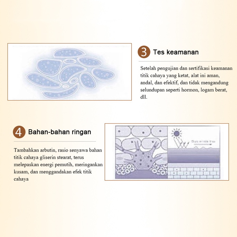 Krim pemutih wajah Efektif menghilangkan bintik hitam dan flek hitam/Krim pemutih dan menghilangkan flek Mencerahkan warna kulit/Memperbaiki kusam Memudarkan noda hitam Melasma Bintik hitam Bintik penuaan Bintik stretch mark Memperbaiki kulit