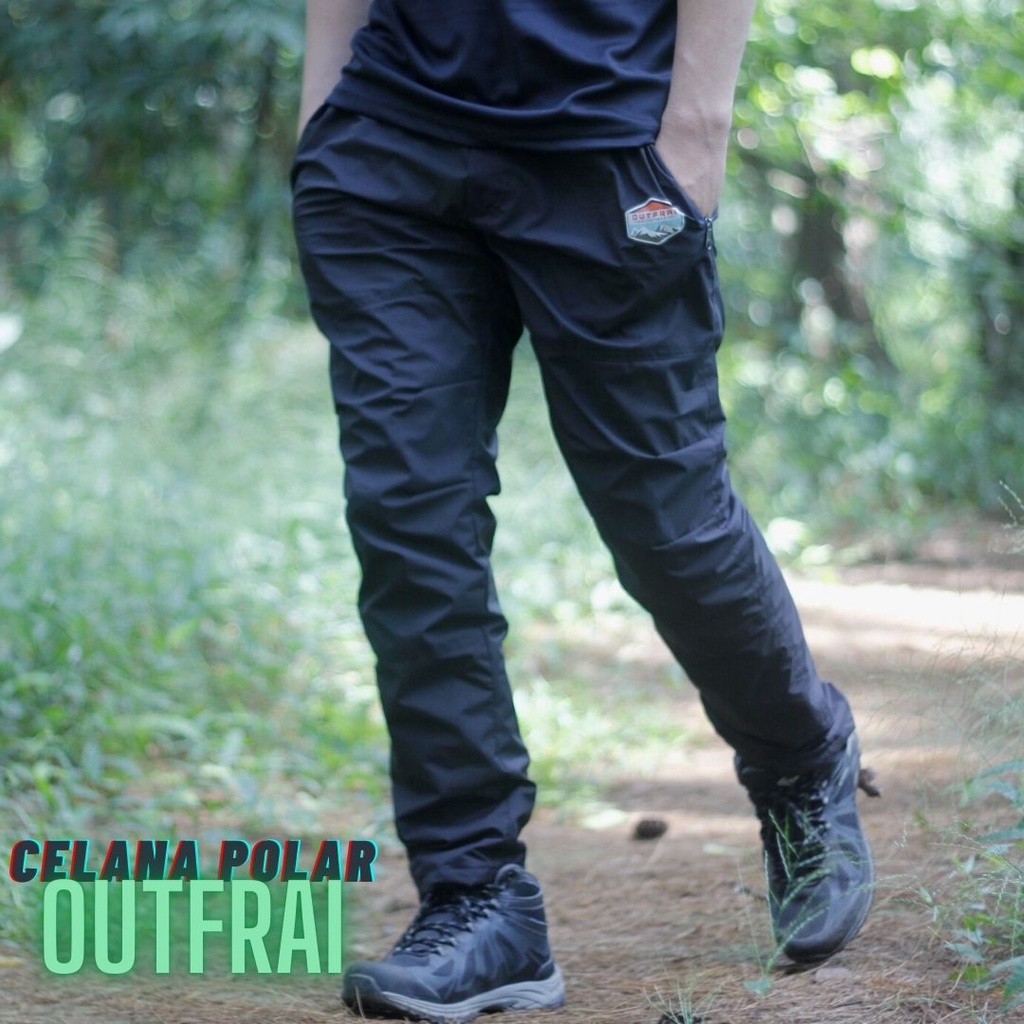 Celana Gunung Celana Polar Outdoor Pria Wanita Celana Summit Inner Polar Hangat Outfrai