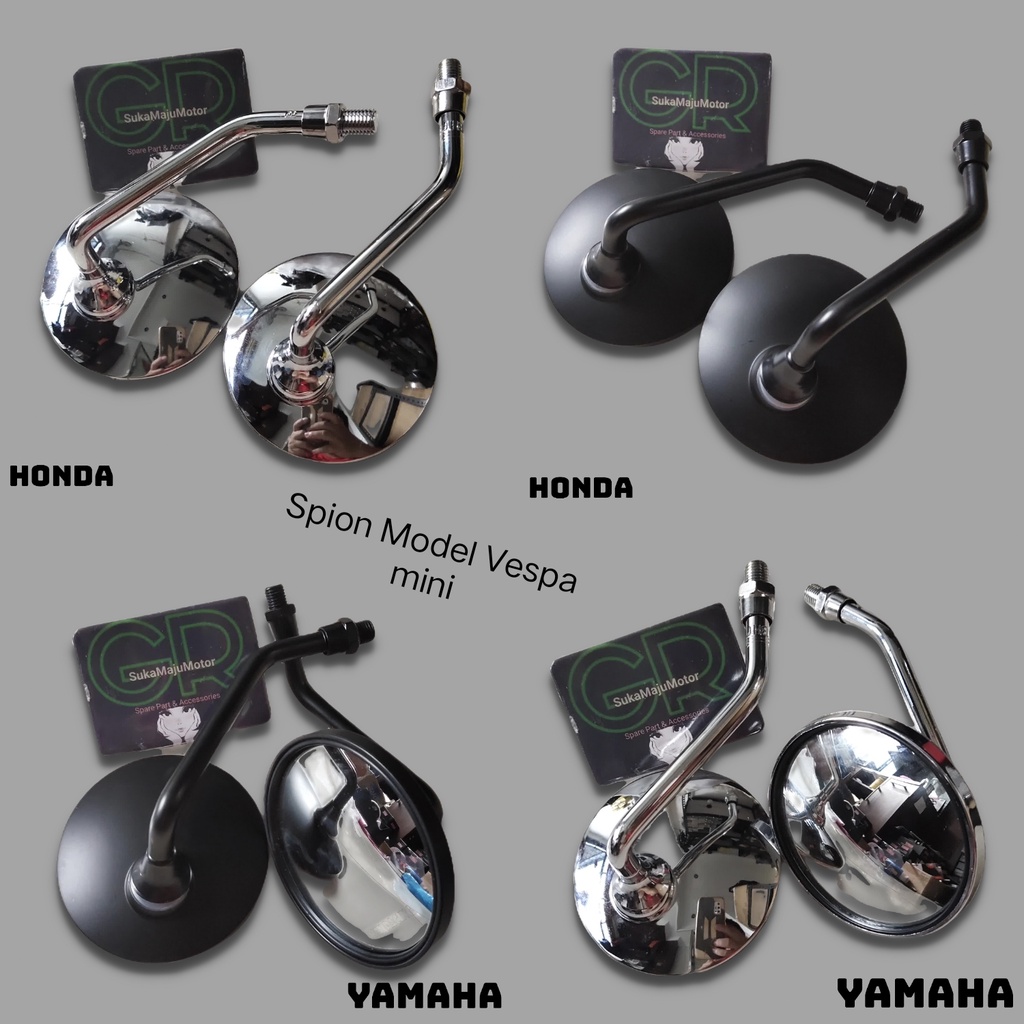 Spion bulat Model vespa  spion classic drat Honda Yamaha universal