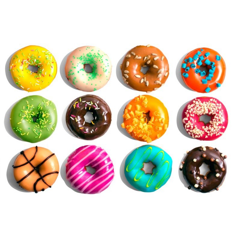 Glaze Donat 250 grm - Selai Cair - Glaze Warna Warni - Toping Donat - Toping Roti - Selai Roti