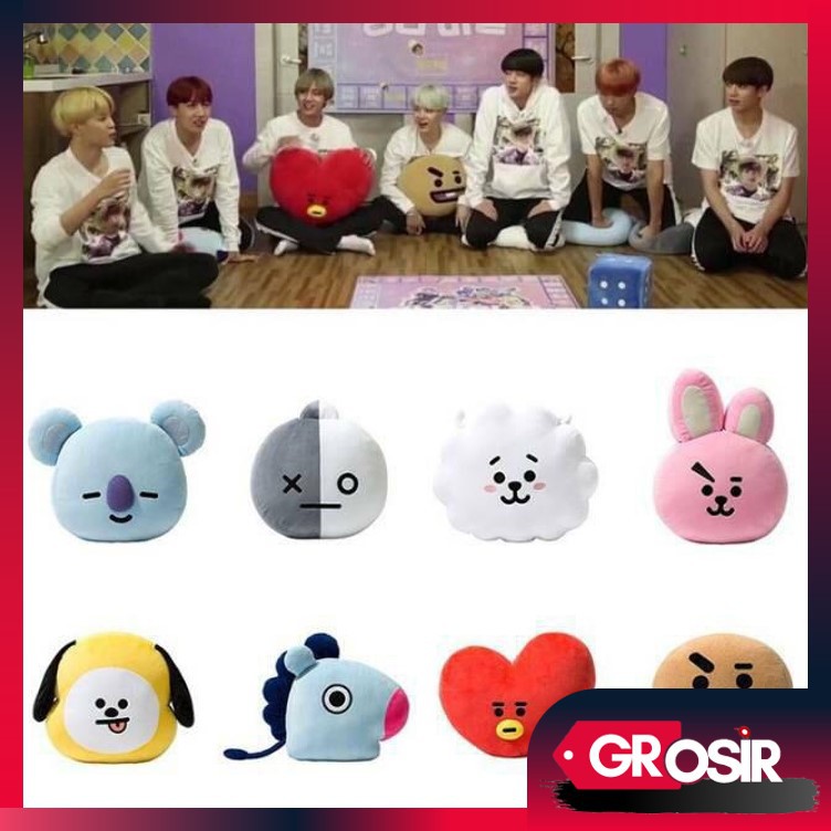 Grosir - 421 Boneka Bantal Pillow KPOP  / Bantal Karakter